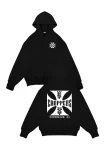 Hoodie con cierre West Chopper Negro