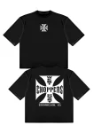 Camiseta Boxy Fit Choppers Negro