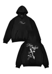 Hoodie Oversize Cruces Negro
