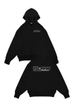 Hoodie Oversize Southcast Con Cierre 1 Hoodie con Cierre Southeast Negro