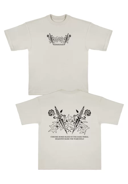 Camiseta Rosas Oversize