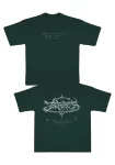 Camiseta Oversize Surround Verde Botella