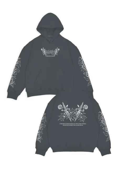 Hoodie Rosas Oversize Fit