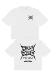 Camiseta Boxy Fit World Blanco
