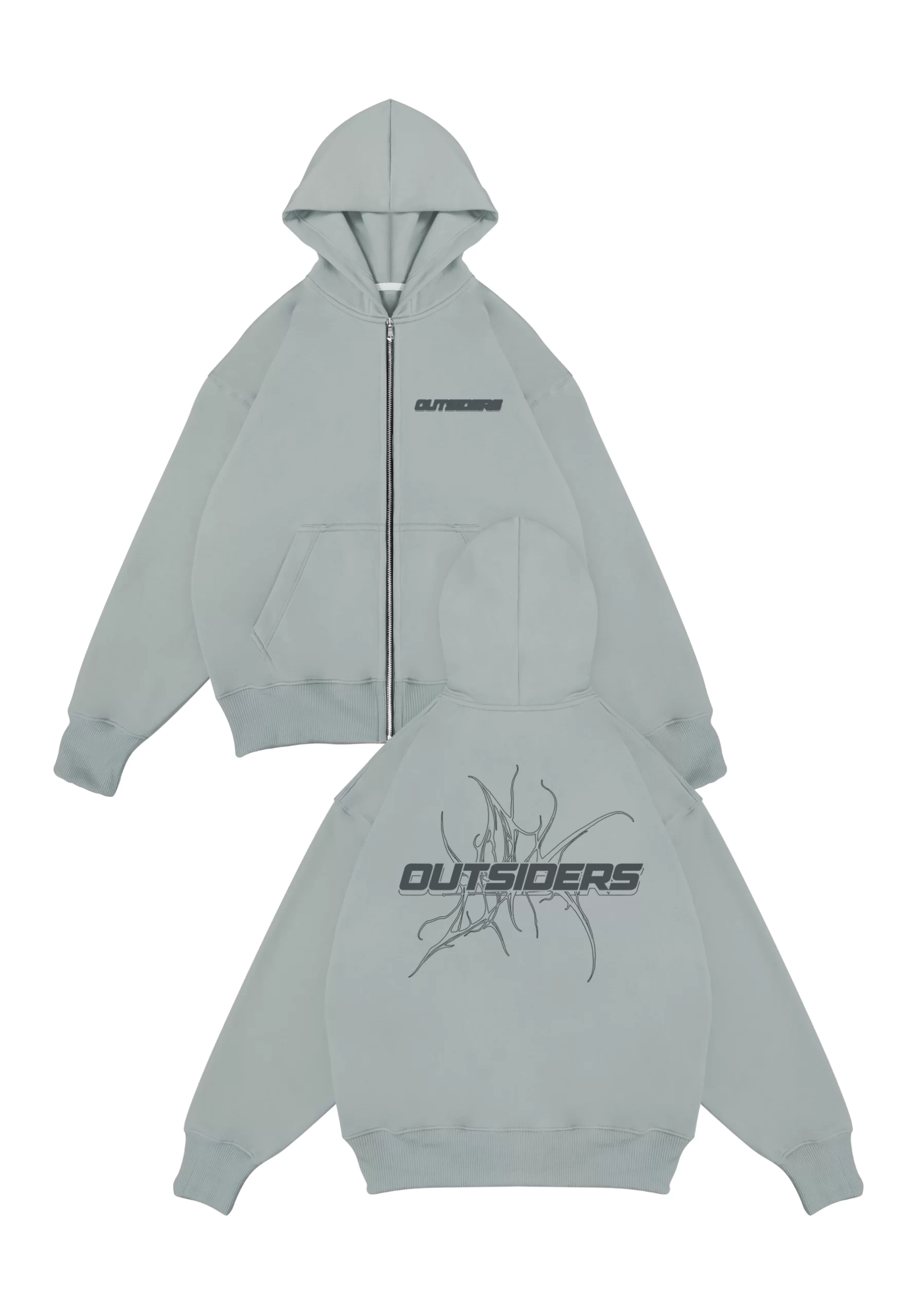 Hoodie Oversize Con Cierre Outsiders Plomo Hoodie Oversize Con Cierre Outsiders Plomo scaled