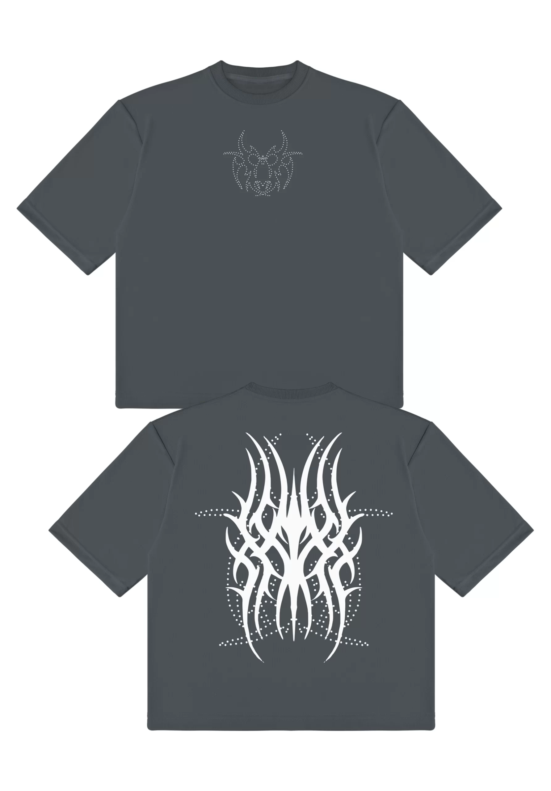 Camiseta Boxy Fit MaskCeniza Camiseta Boxy Fit MaskCeniza scaled