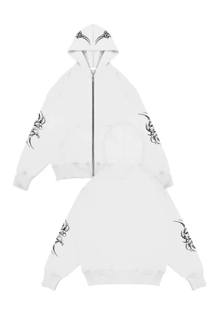 Hoodie Oversize Dark Con Cierre