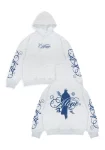 Hoodie Oversize Alone Jaspeado Claro