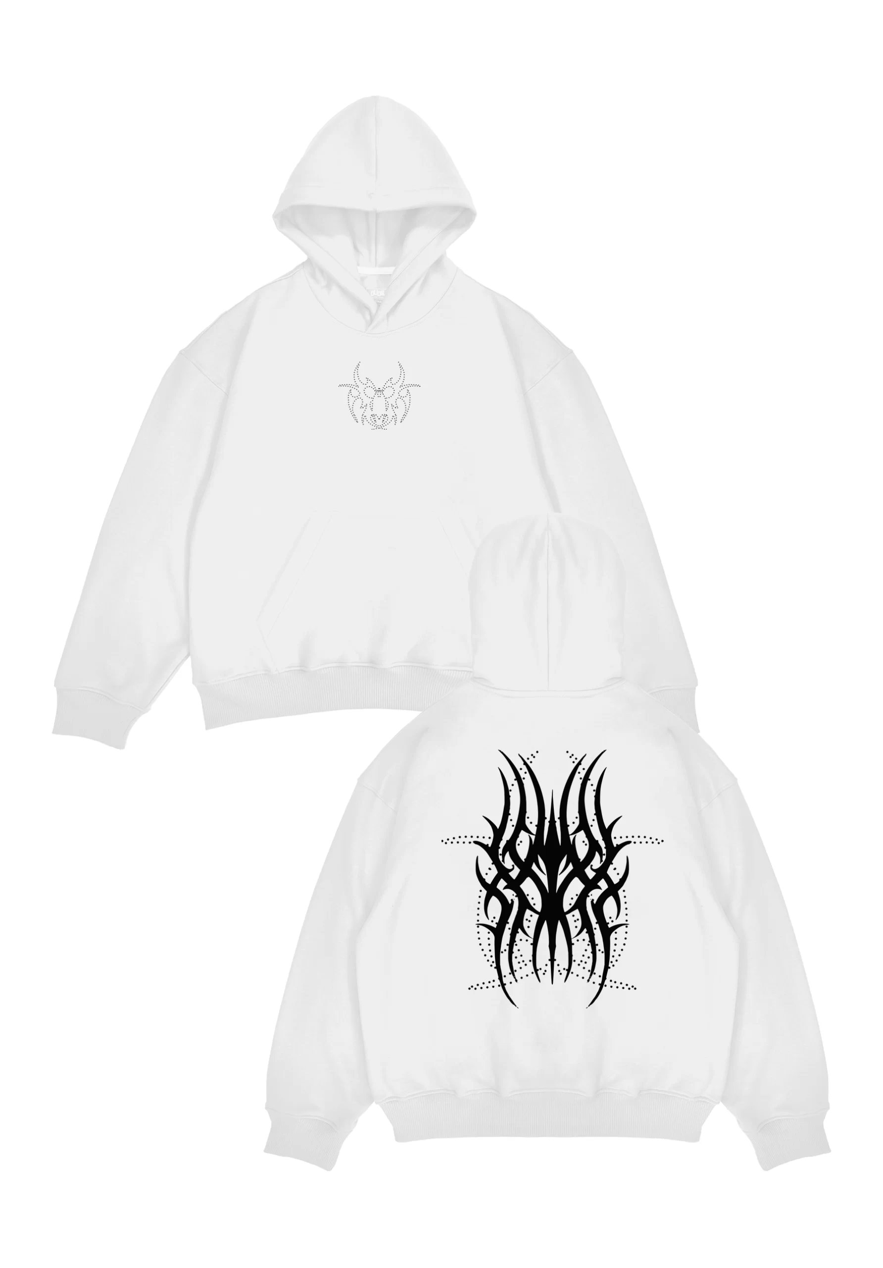 Hoodie Oversize Mask Blanco Hoodie Oversize Mask Blanco scaled