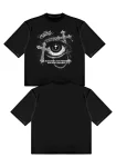 Camiseta Boxy Fit Eye Negro