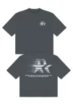 Camiseta Boxy Fit StarCeniza