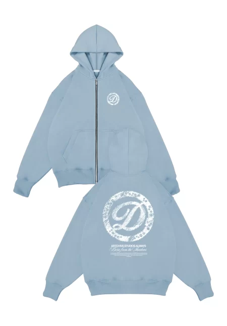 Hoodie Oversize Shadow Con Cierre